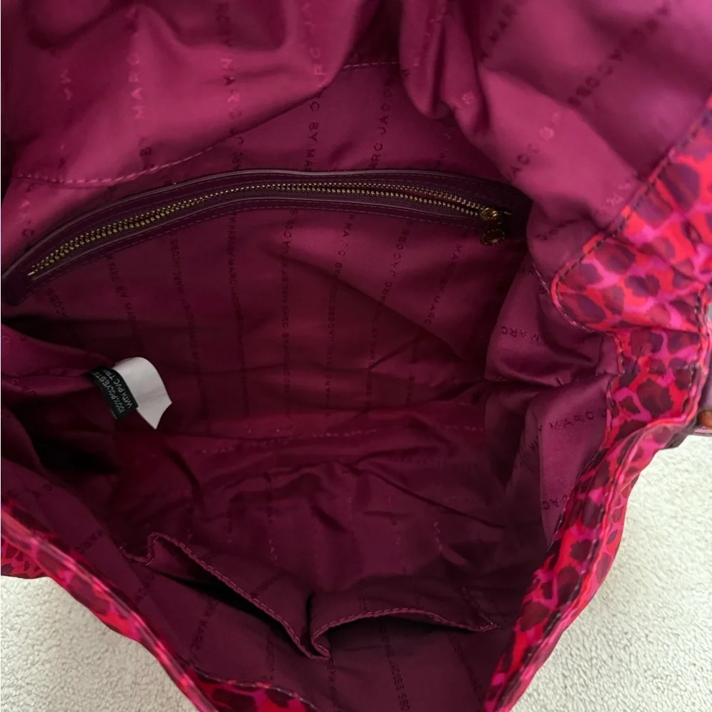 Marc by Marc Jacobs Pink and Magenta Leopard Crossbody Bag